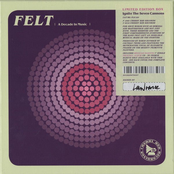 Felt - Ignite The Seven Cannons Music CDs Vinyl