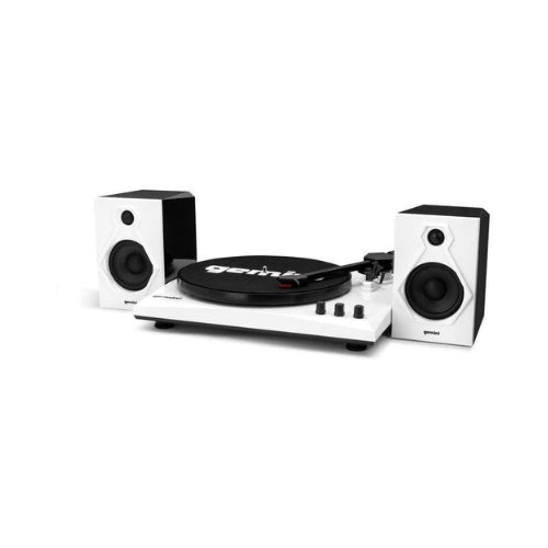 Gemini TT-900BW Stereo Turntable Music System Bluetooth 50 Watt (Black/White) Vinyl