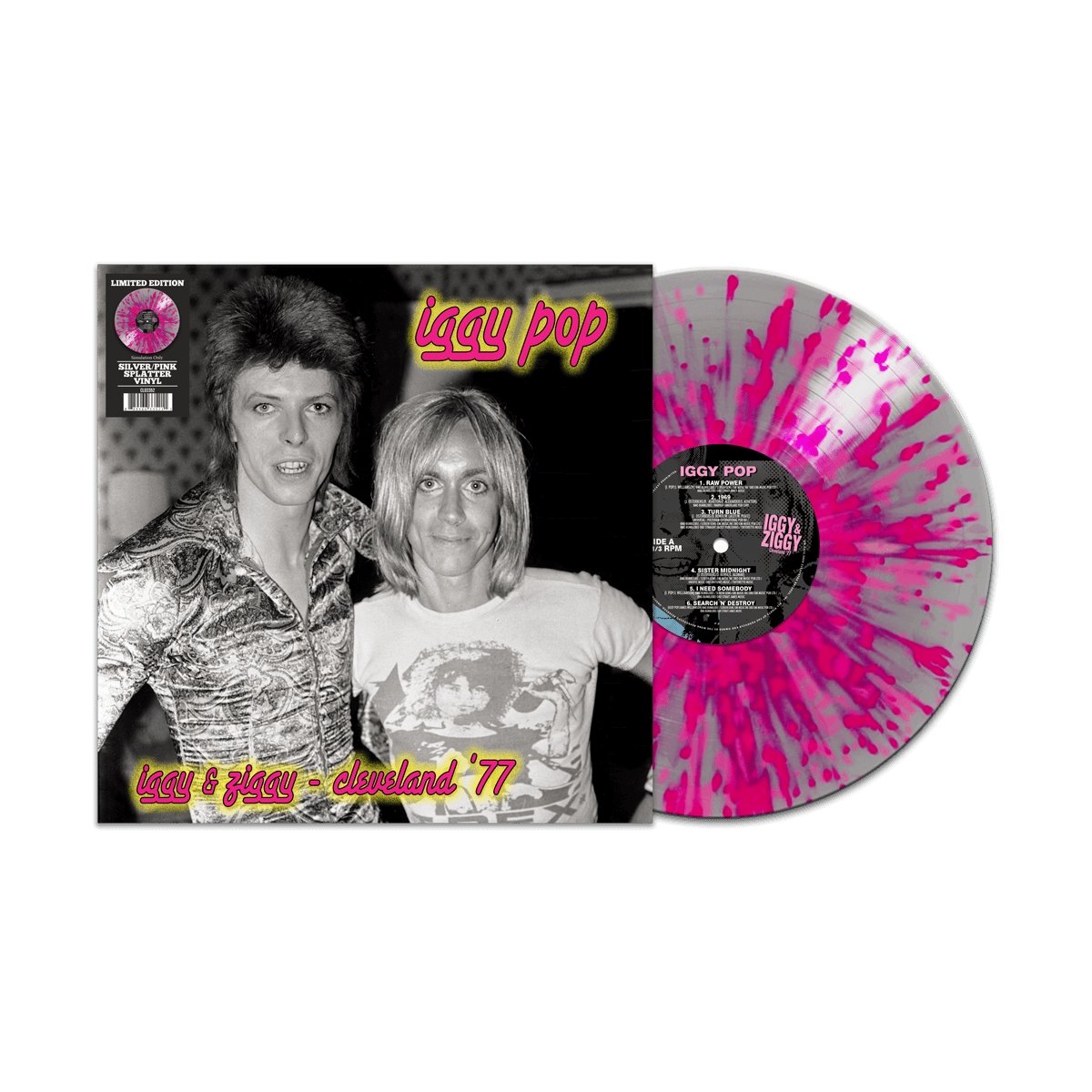Iggy Pop with David Bowie - Cleveland '77 Vinyl