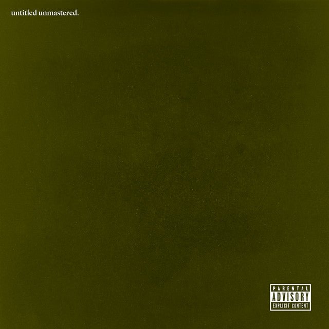 Kendrick Lamar - Untitled Unmastered. Vinyl