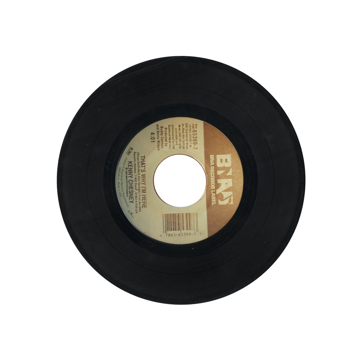 Kenny Chesney - That's Why I'm Here / A Chance 7" Vinyl
