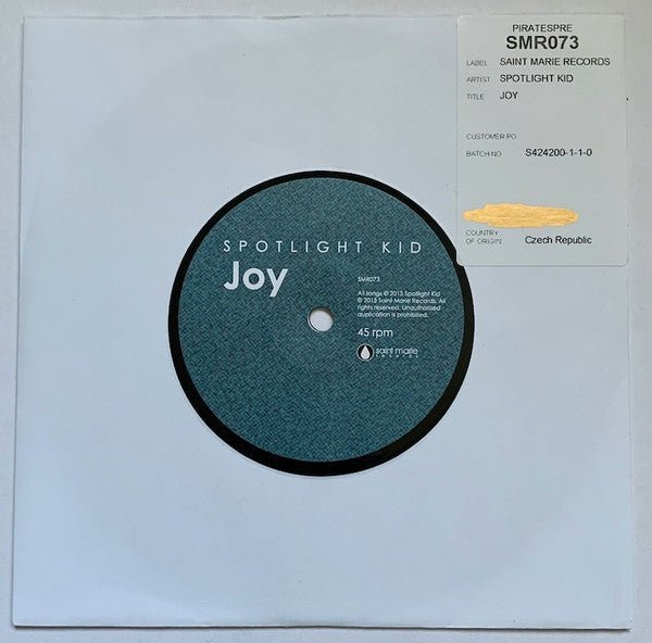 Spotlight Kid - Joy 7" Vinyl