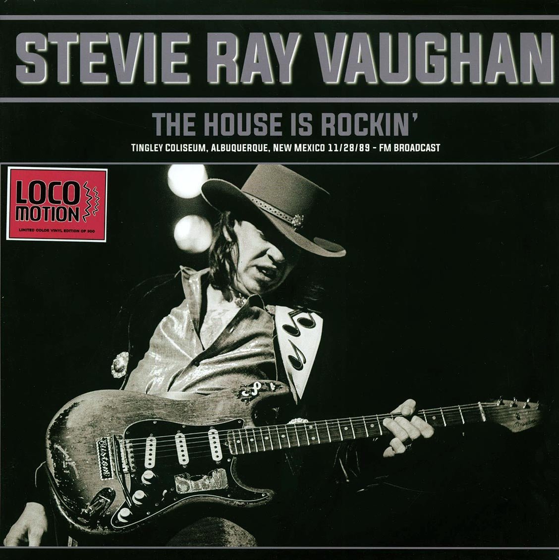 Stevie Ray Vaughan - The House Is Rockin': Tingley Coliseum, Albuquerque, New Mexico 11/28/89 FM Broadcast (ltd. 300 copies made) (colored vinyl) Vinyl