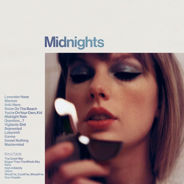 Taylor Swift - Midnights (Moonstone Blue Marbled) Vinyl