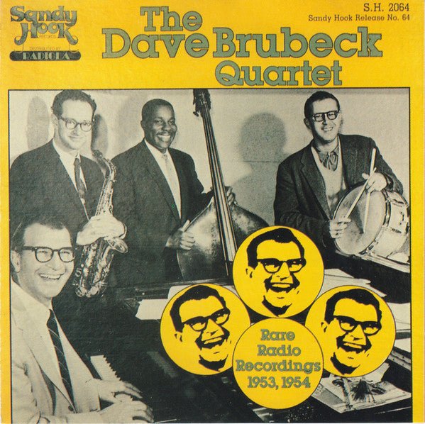 The Dave Brubeck Quartet - Rare Radio Recordings 1953, 1954 Vinyl