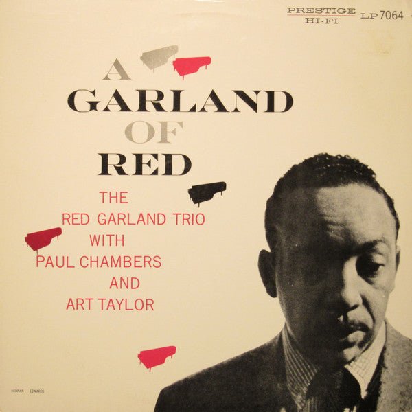 The Red Garland Trio With Paul Chambers And Art Taylor - A Garland Of Red Vinyl