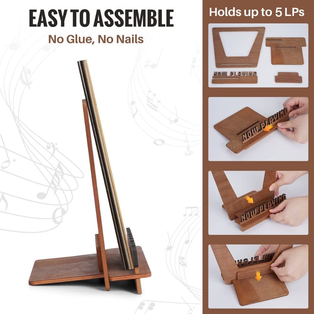 Vinyl Record Display Stand - Now Playing Vinyl