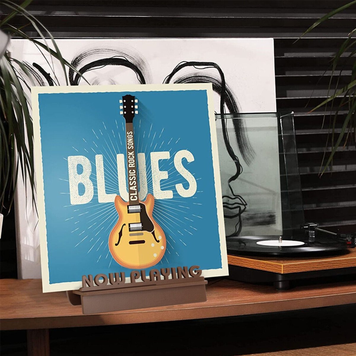 Vinyl Record Display Stand - Now Playing Vinyl